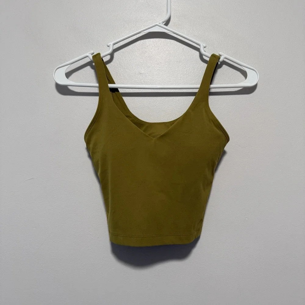 Lululemon Align Nulu Tank Top Auric Gold Size‎ 2
